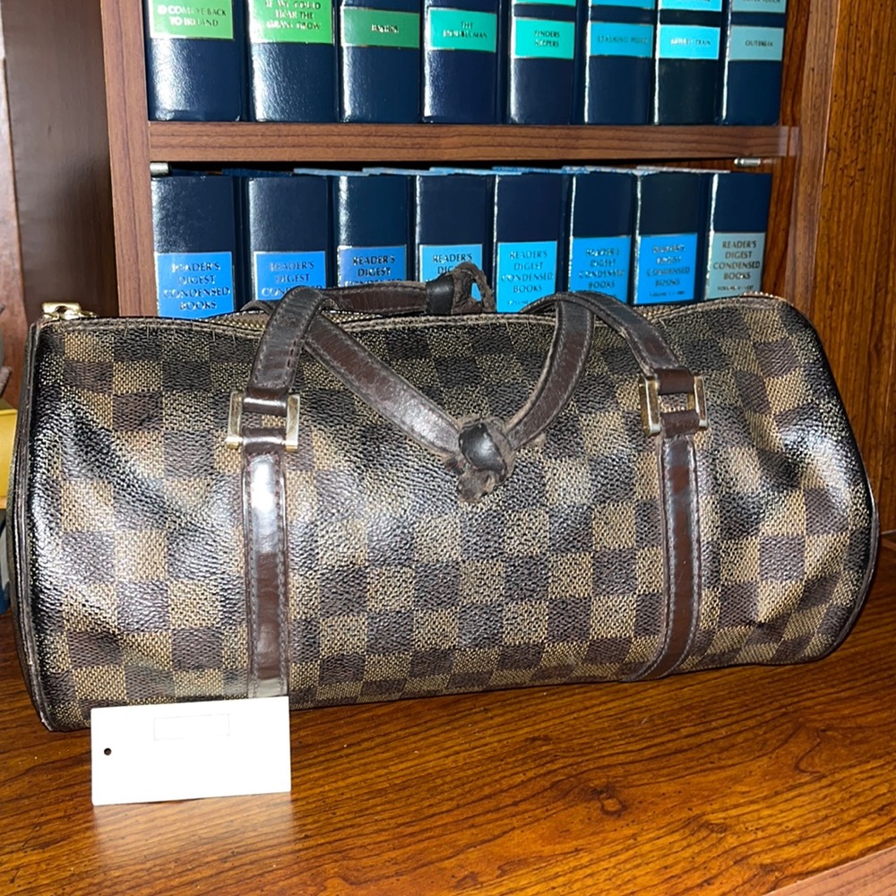 Vintage Louis Vuitton bag. This bag needs lots of TLC